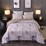 Mono Geometric Duvet Cover and Bedding Set