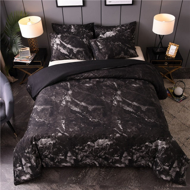 Mono Geometric Duvet Cover and Bedding Set