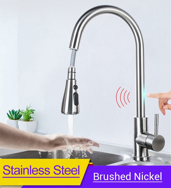 BORONNE Smart Sensor Kitchen Faucets