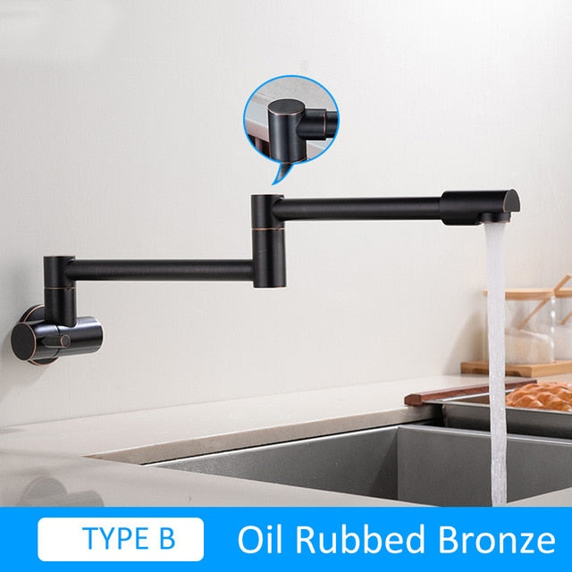 DEVANO 360 Rotary Folding Kitchen Faucet