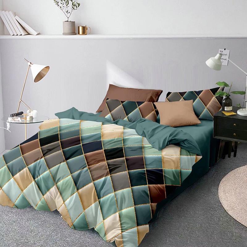 Geometric Deluxe Duvet Cover & Bedding Set