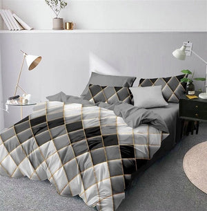 Geometric Deluxe Duvet Cover & Bedding Set