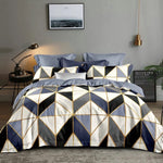 Geometric Deluxe Duvet Cover & Bedding Set