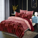 Geometric Deluxe Duvet Cover & Bedding Set