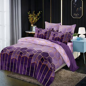 Geometric Deluxe Duvet Cover & Bedding Set