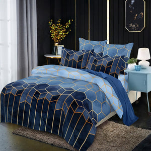 Geometric Deluxe Duvet Cover & Bedding Set