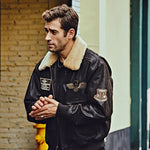 STALLICA Mens Leather Biker Jacket